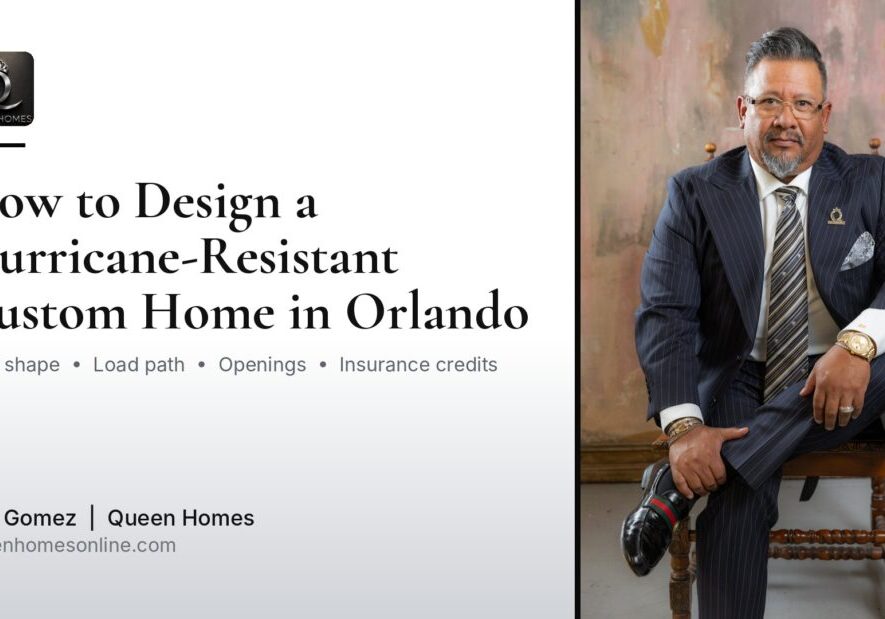 How to design a hurricane-resistant custom home in Orlando, Yuri Gomez, Queen Homes